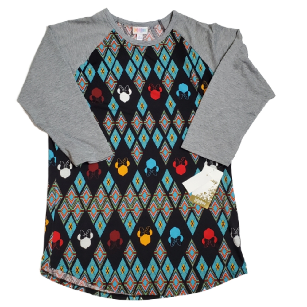 LULAROE Disney Minnie Randy Top Size L